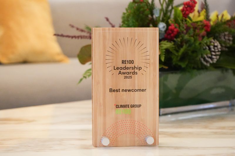 Hang Lung - RE100 - Best Newcomer Award