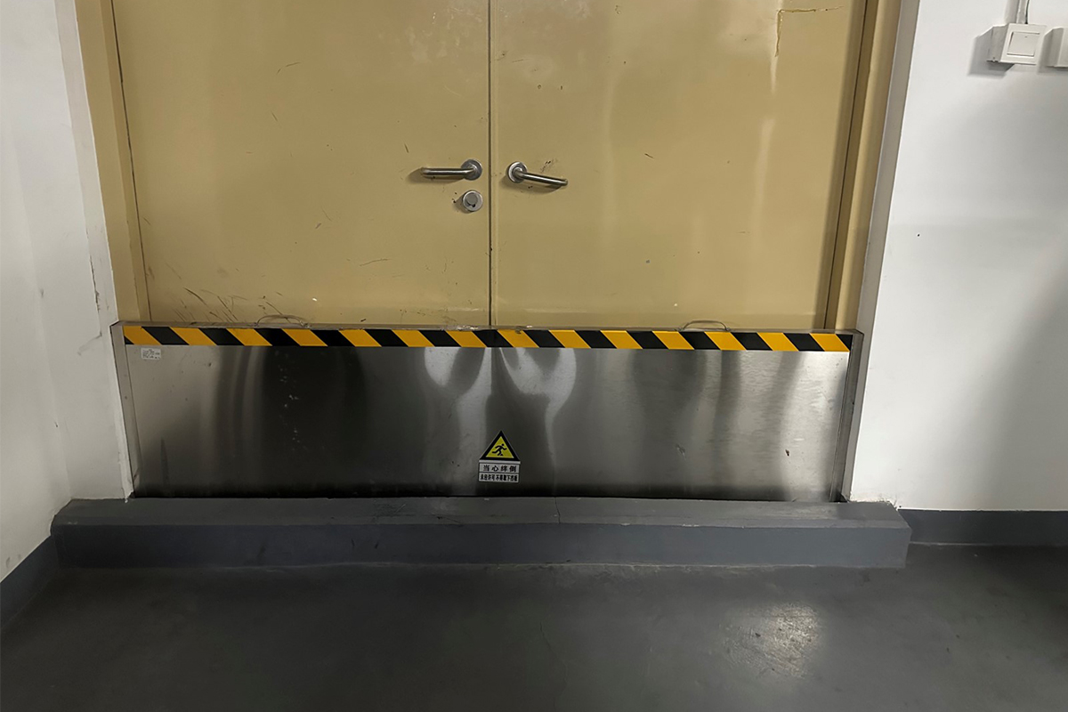 所有地下室機房已設置防水閘